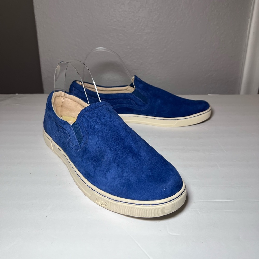 Ugg Fierce Slip On Sneakers Wool Suede Blue